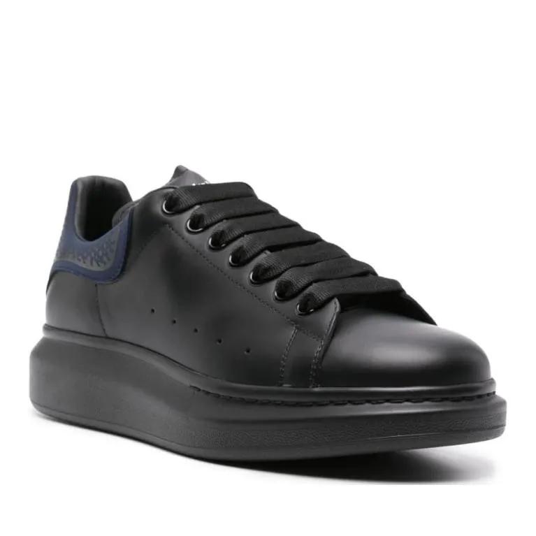 Alexander McQueen Black Lace Up Sneakers Black Low Top Sneaker