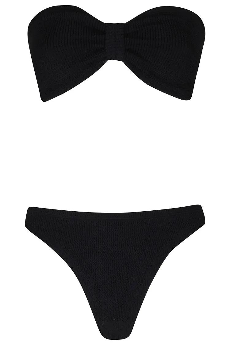 Hunza G Tina Bikini Black Black