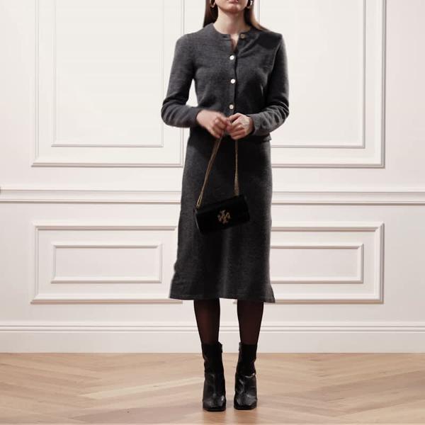 Tory Burch Eleanor Pave Spazzolato E/W Small Convertible