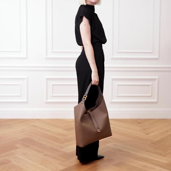 Chloé Marcie Handbag Dark Nut | Hobo Bag