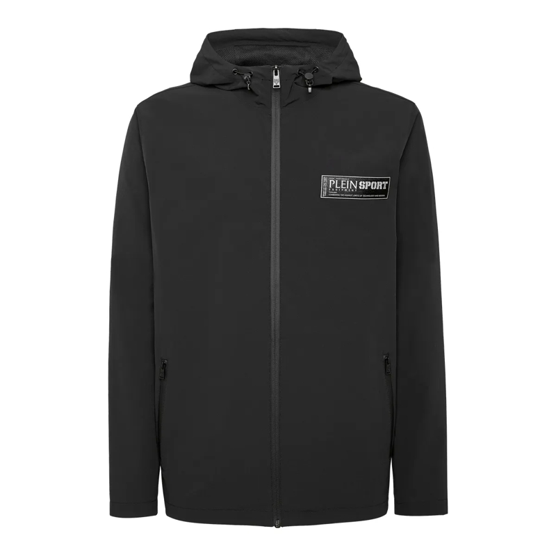 Plein Sport Top Sweatjacke Mit Kapuze schwarz