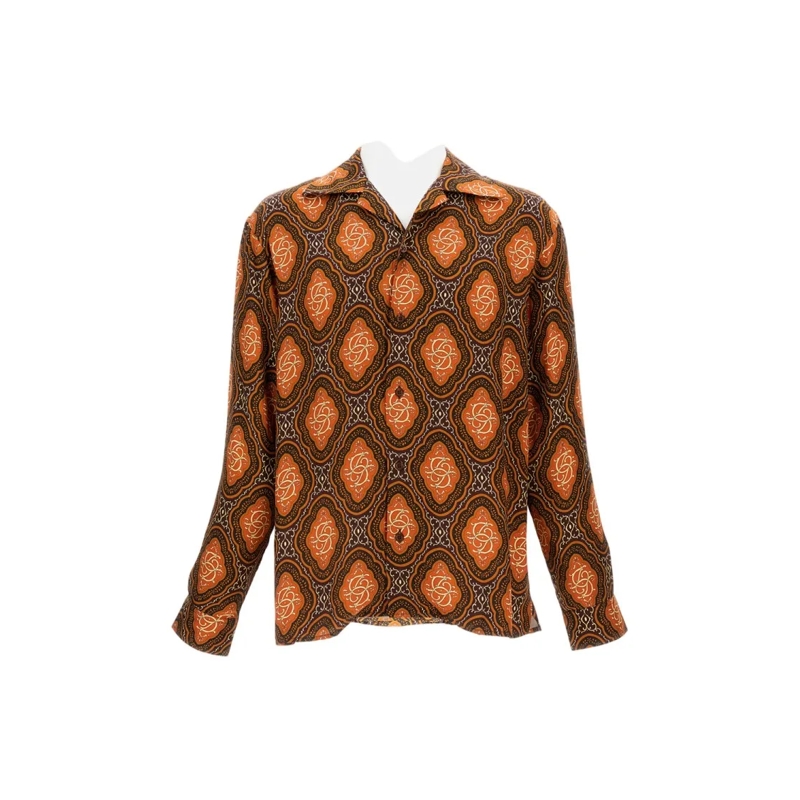 Drôle De Monsieur Overhemd The Medallion Shirt Neutrals