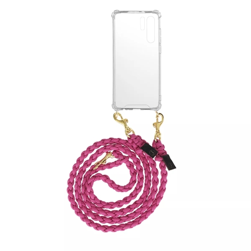 fashionette Smartphone P30 Pro Necklace Braided Berry Étui pour téléphone portable