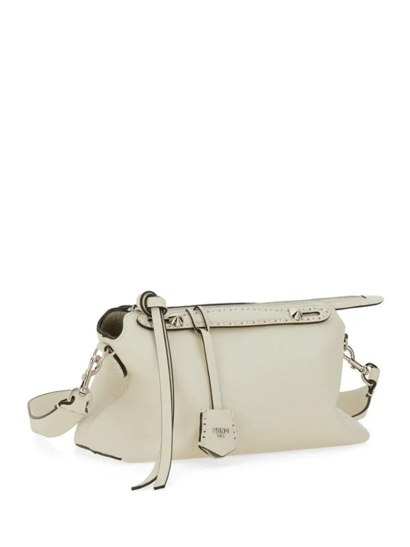 Fendi Crossbody bags By The Way Saddle Bag Medium in wit