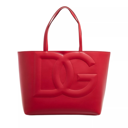 Dolce&Gabbana Shopping Bag Calf Leather Rosso Shopping Bag