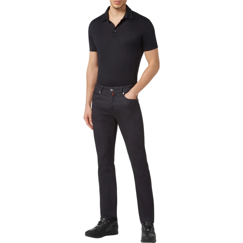 BILLIONAIRE Jeans mit geradem Bein Jeans Regular Fit dunkel-blau(Image 3)