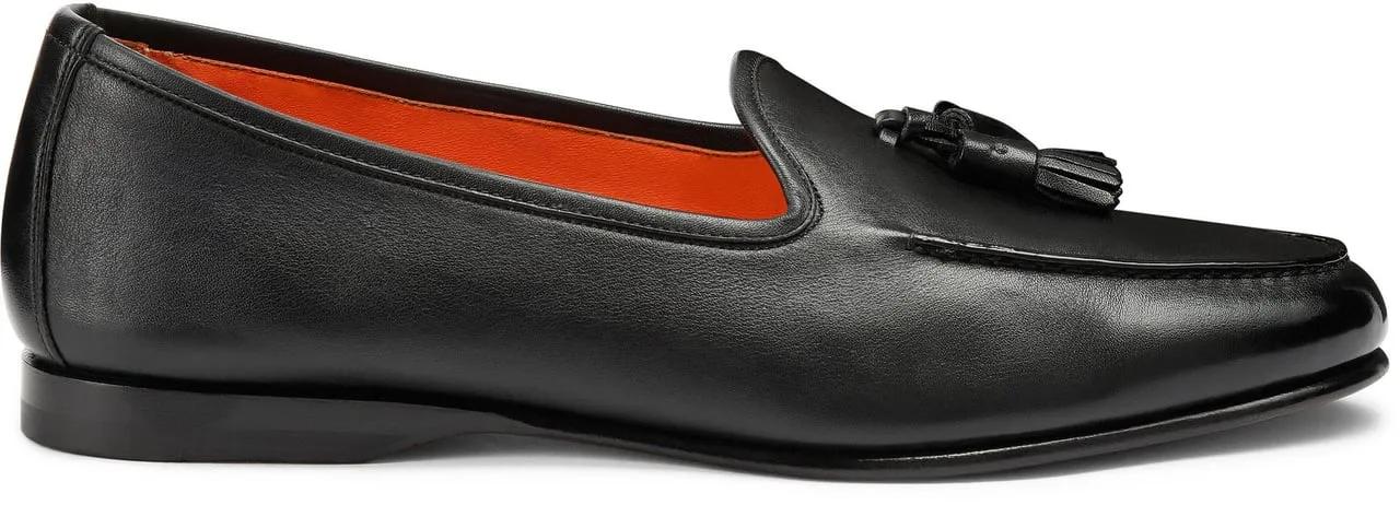 Santoni Loafer - Men?s tassel loafer - Gr. UK_5_5 - in Weiß - für Herren