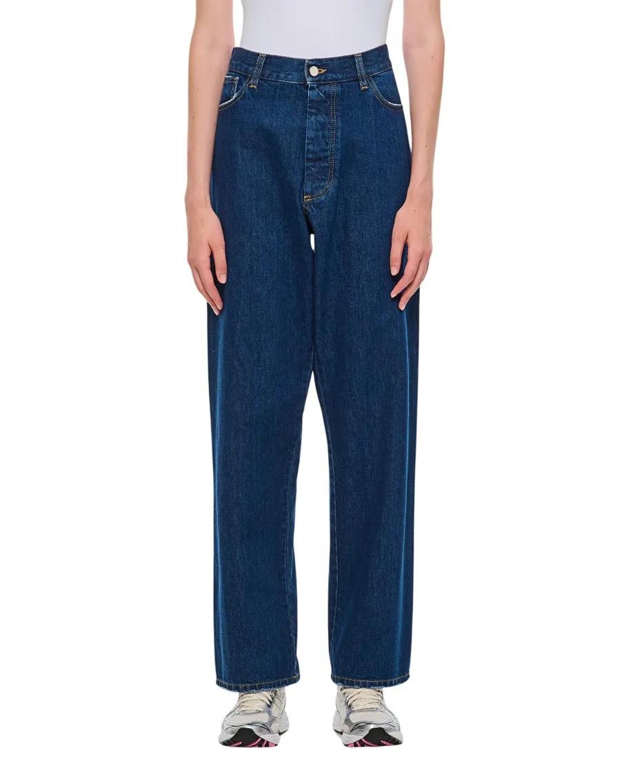 Plan C - Wide Leg Denim Pants - Größe 38 - blau