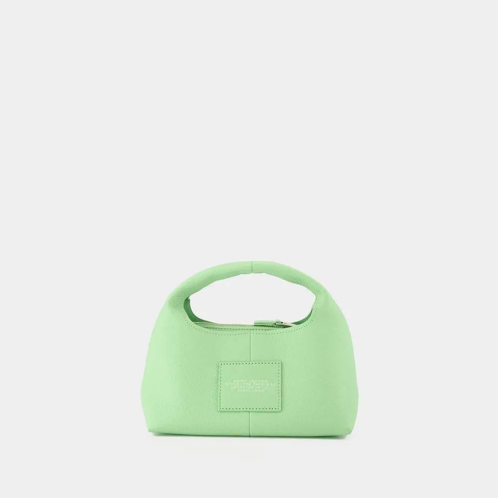 Marc Jacobs Crossbody bags The Mini Sack Purse Leather Green in groen