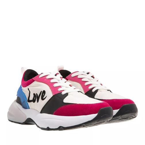 Love Moschino Sneakerd.Sporty50 Mix Offw/Fux/Nero Low-Top Sneaker