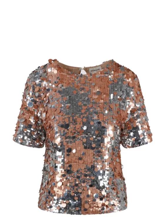 P.A.R.O.S.H. - Full Sequins Blouse - Größe S - multi