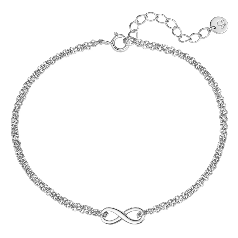 Glanzstücke München Armband Sterling Silber Armband Infinity silber