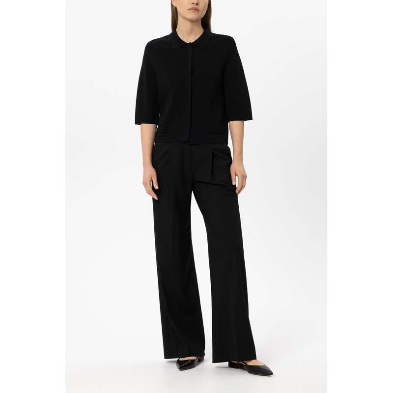 Luisa Cerano Stoffen broek Wideleg-Pants mit Bundfalten black(Image 2)