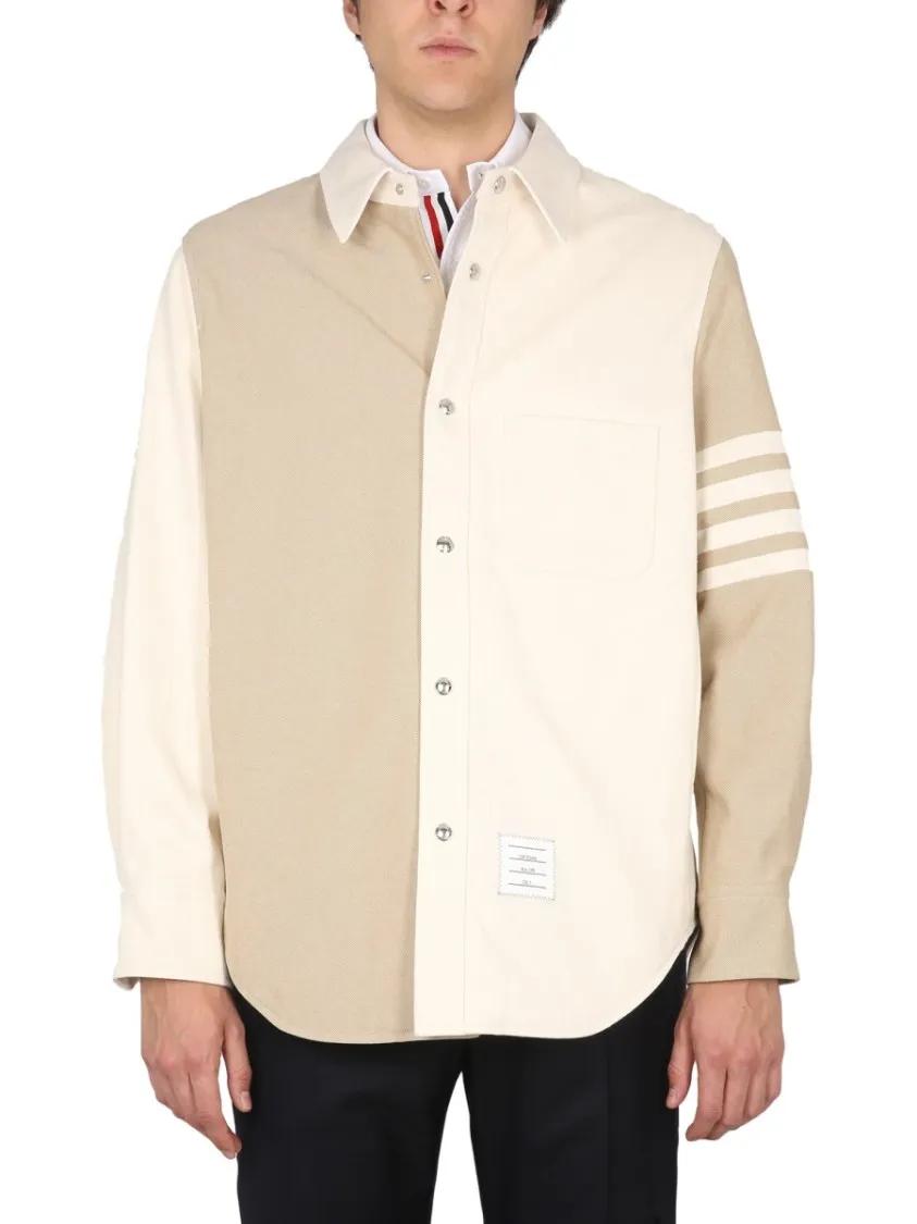 Thumbnail - Thom Browne - Denim Jacket - Größe 4 - beige