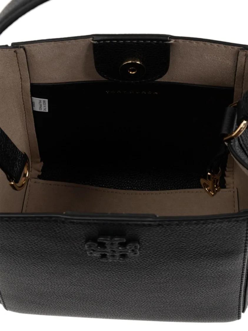 Thumbnail - Tory Burch Shopper & Totes - Structured Black Calf Leather Tote - Gr. unisize - in Schwarz - für Damen