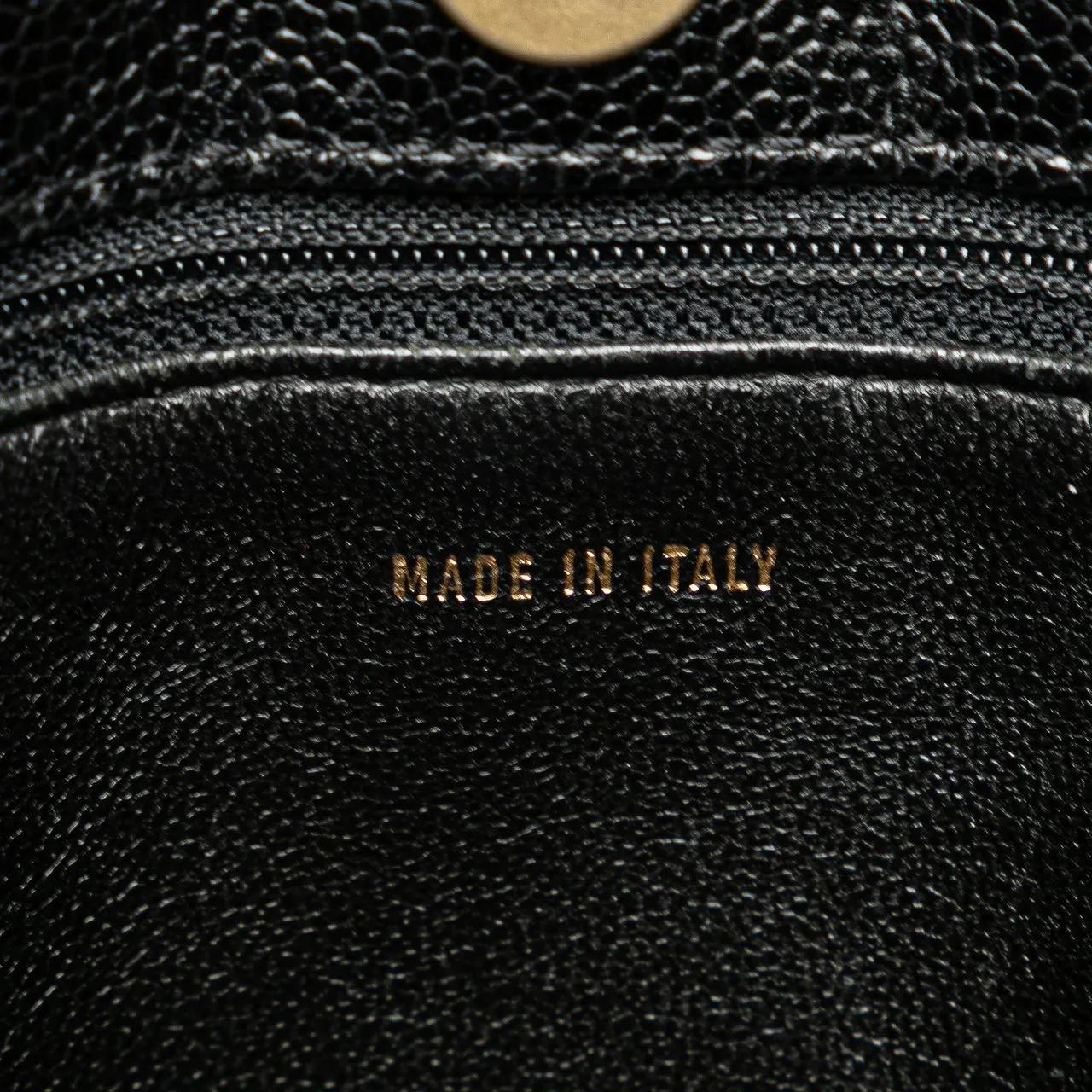 Thumbnail - Chanel Shopper - CC Quilted Caviar Tortoise Chain Tote - Gr. unisize - in Schwarz - für Damen