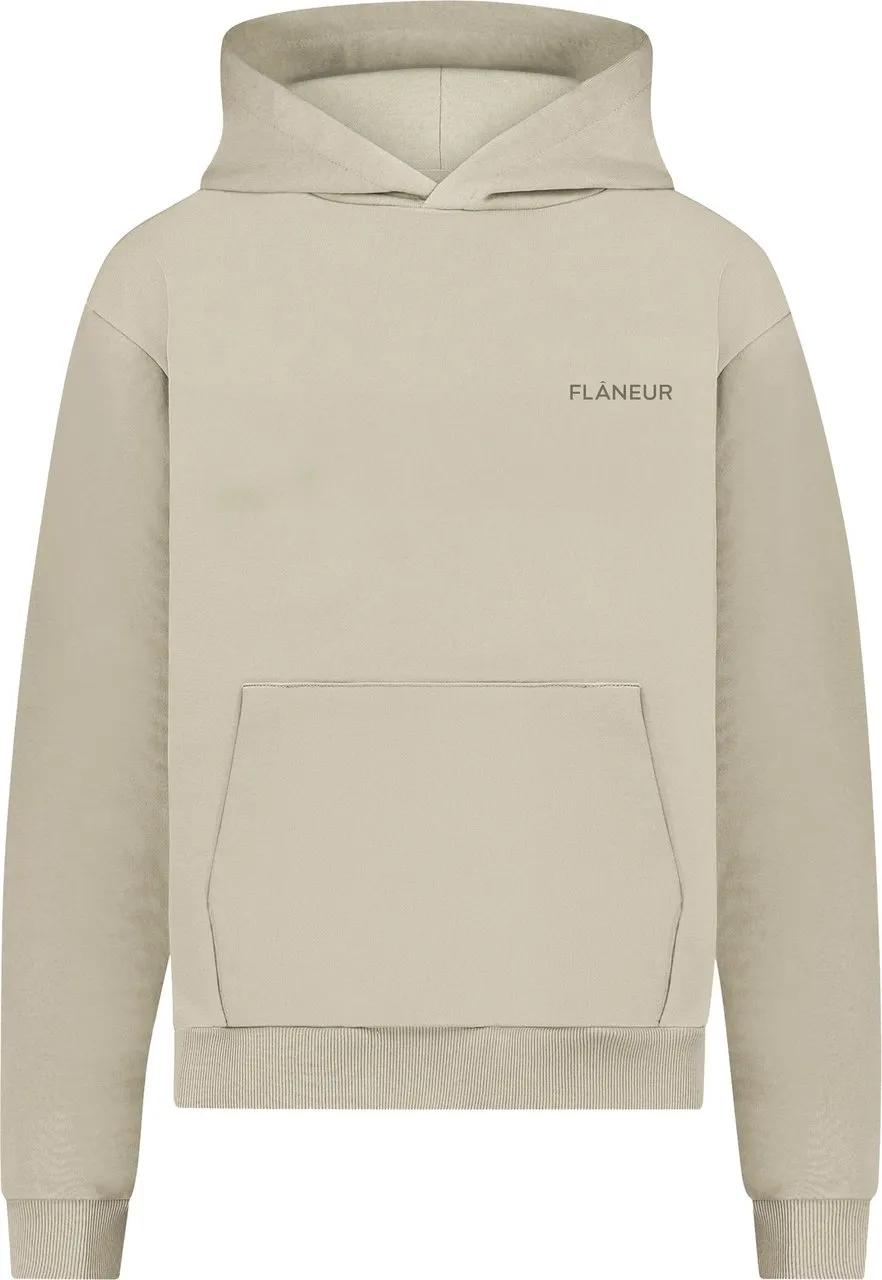 Thumbnail - Flâneur - Logo Hoodie Beige - Größe L - beige