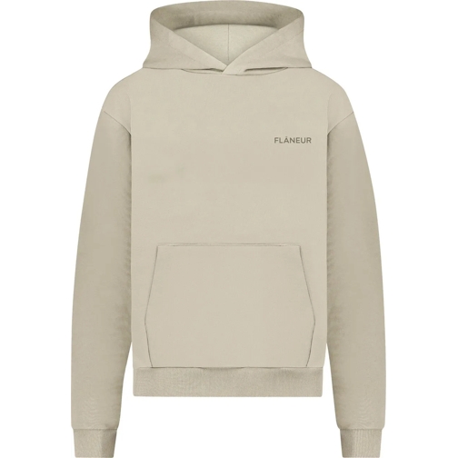 Flâneur  Logo Hoodie Beige beige