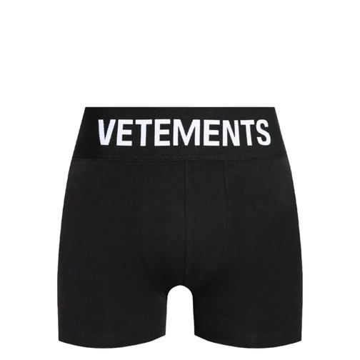 Vetements Boxers Vetements Logo-Waistband Briefs Black Black 