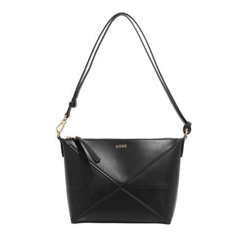 Loewe Puzzle Fold Pouch Black Sac à bandoulière