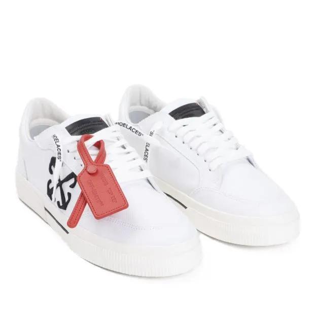 Off-White Low-Top Sneaker - White Low Vulcanized Sneakers - Gr. 41 (EU) - in Weiß - für Damen