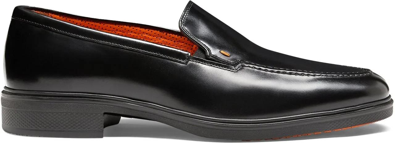 Santoni Loafer - Men's leather Easy loafer - Gr. UK_8 - in Weiß - für Herren