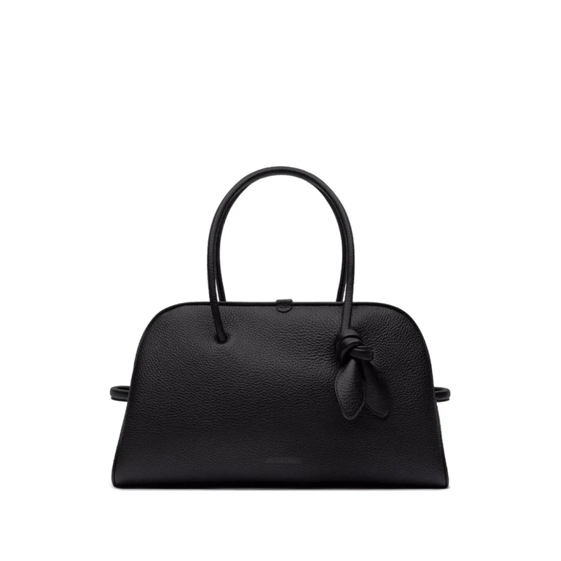 Jacquemus Crossbodytas Rectangular Pebbled Texture Bag Black