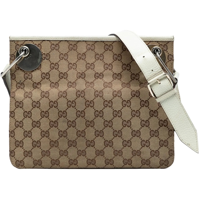 Gucci Schultertasche GG Canvas Eclipse Crossbody braun
