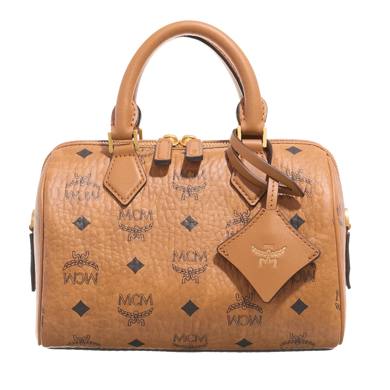 MCM Bowling Bag Ella Vi Boston Sml Co, One Size