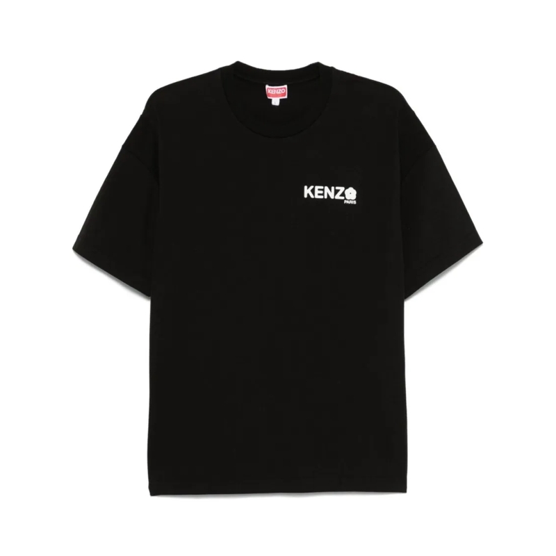 Kenzo T-Shirt Relaxed Fit Black Crew Neck T-Shirt Black