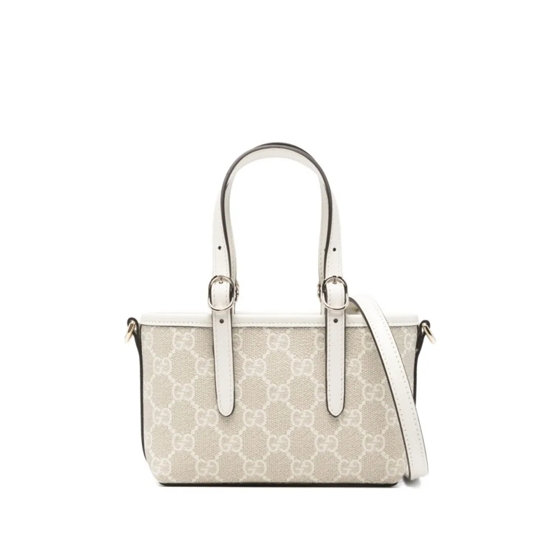 Gucci Schultertasche Compact Handbag With Beige Monogram Neutrals