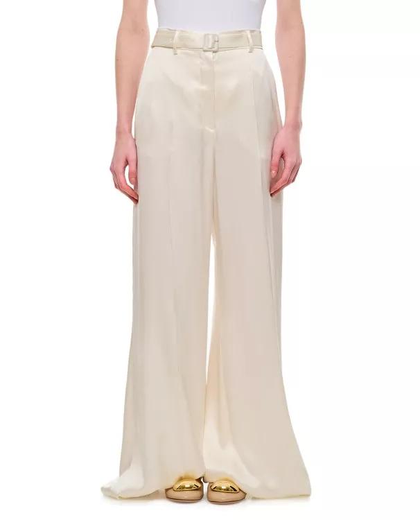 Thumbnail - Gabriela Hearst - Mabon Flared Pants - Größe 38 - weiß