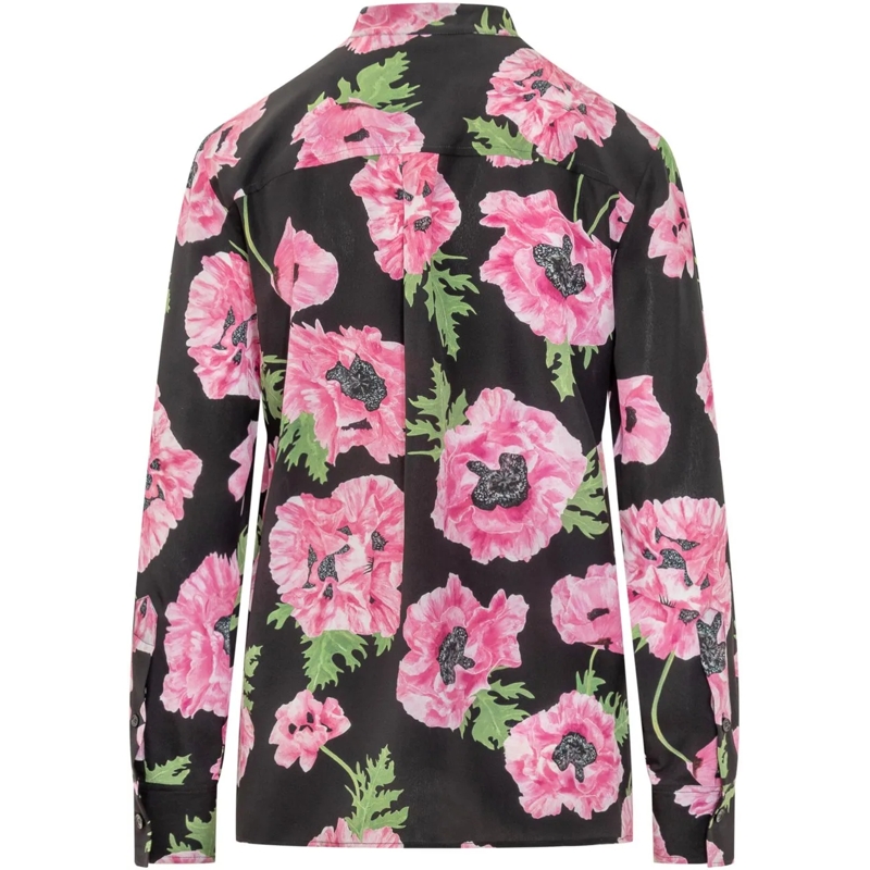 Stella McCartney Chemisier Camicia con Stampa schwarz(Image 2)