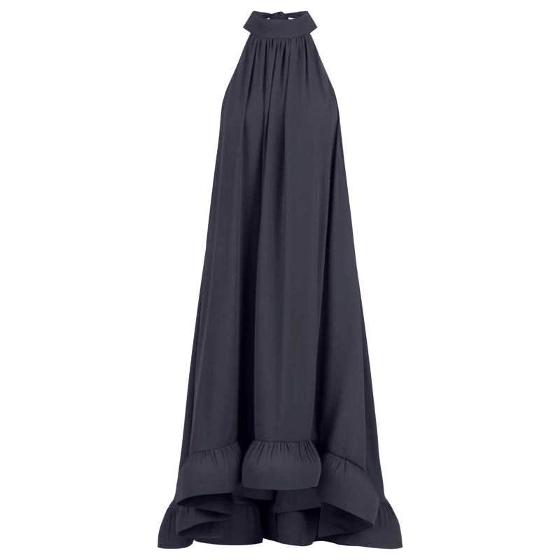 Apart Abendkleid Chiffonkleid dunkel-blau