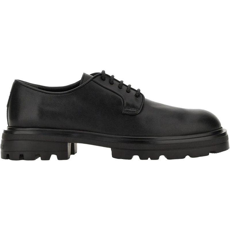 Hogan Slides Flat Shoes Black schwarz