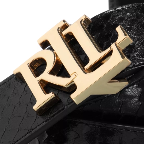 Lauren Ralph Lauren Ceinture en cuir Rev Belt Wide Black (Image 5)