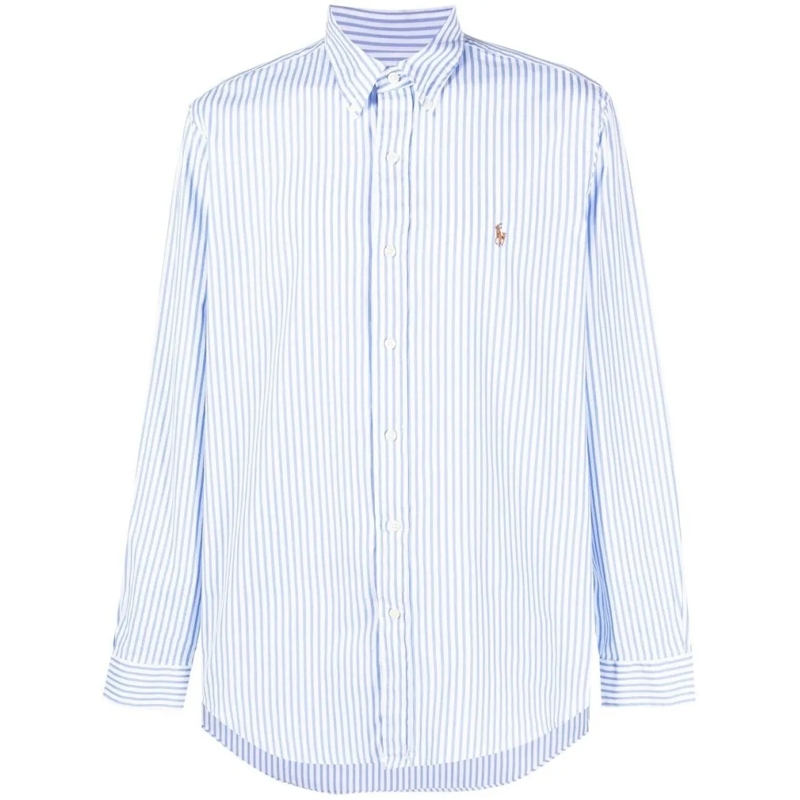Polo Ralph Lauren Hemd Polo Ralph Lauren Striped Button-Up Shirt Blue