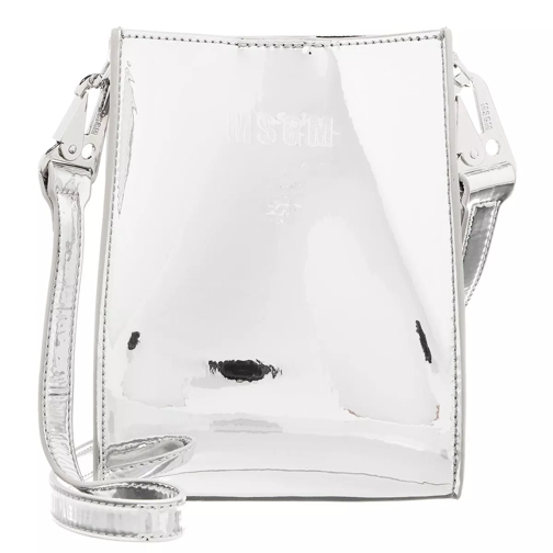 MSGM Borsa Donna Bag Silver Liten väska