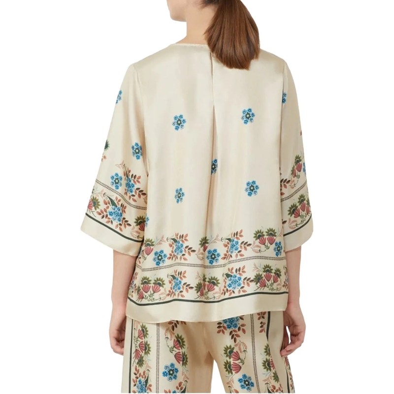 Max Mara T-Shirt Max Mara Weekend Wkdsamba Tops Beige 2615111062600 beige(Image 4)