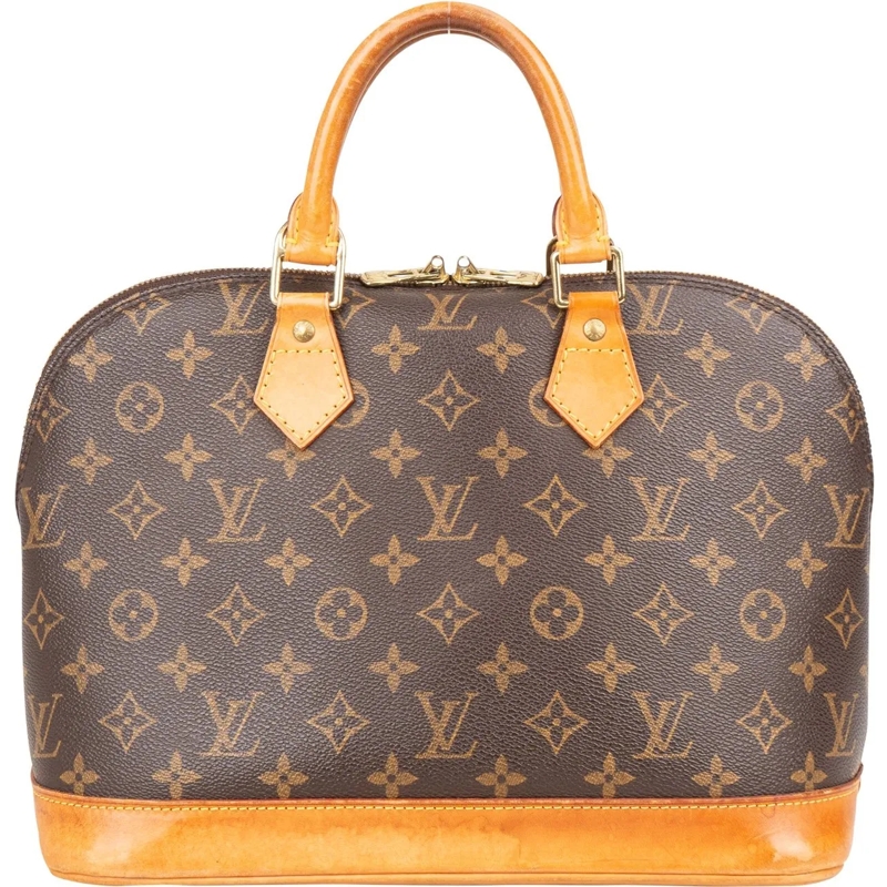 Louis Vuitton Tote Louis Vuitton Canvas Monogram Alma PM Handbag braun