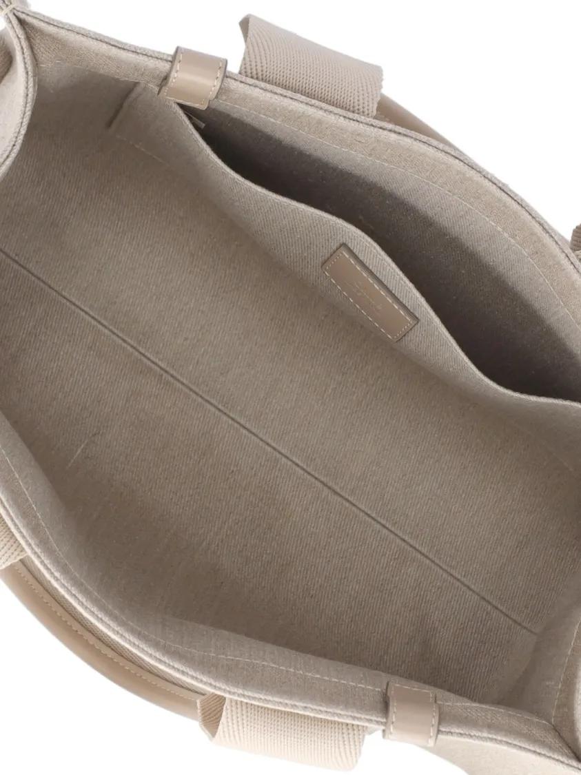 Chloé Shoppers & Totes "Woody" Tote Bag – Beige in beige