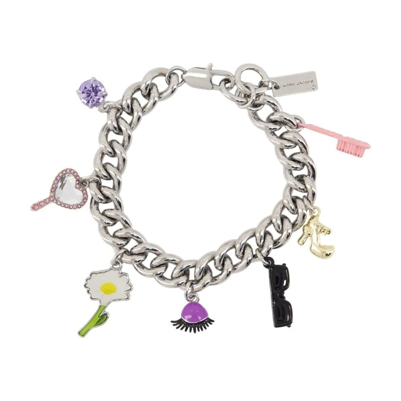 Marc Jacobs Armband Dollhouse Charm Bracelet With Playful Charms Silver