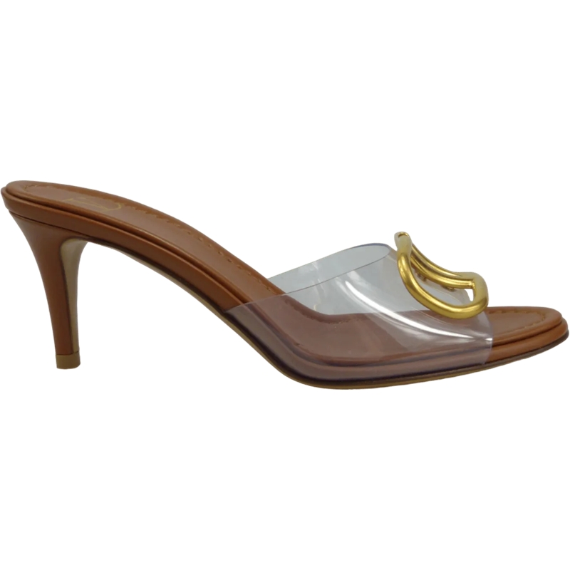 Valentino Garavani Slides Sandalo Slide V Logo braun