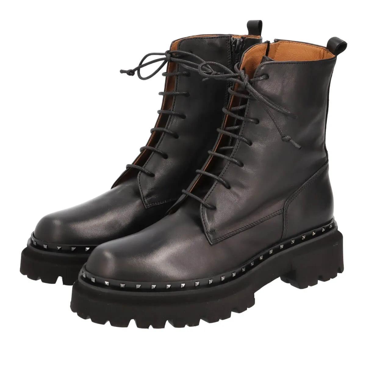 Thea Mika Boots & Stiefeletten - Schnürstiefeletten - Gr. 37 (EU) - in Schwarz - für Damen