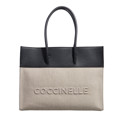 Coccinelle Tote Coccinellemyrtha Canvas Natural/Noir