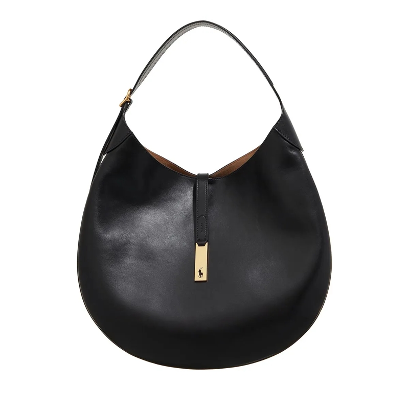 Polo Ralph Lauren Hobo Bag P Id Shldr-Shoulder Bag-Medium Black