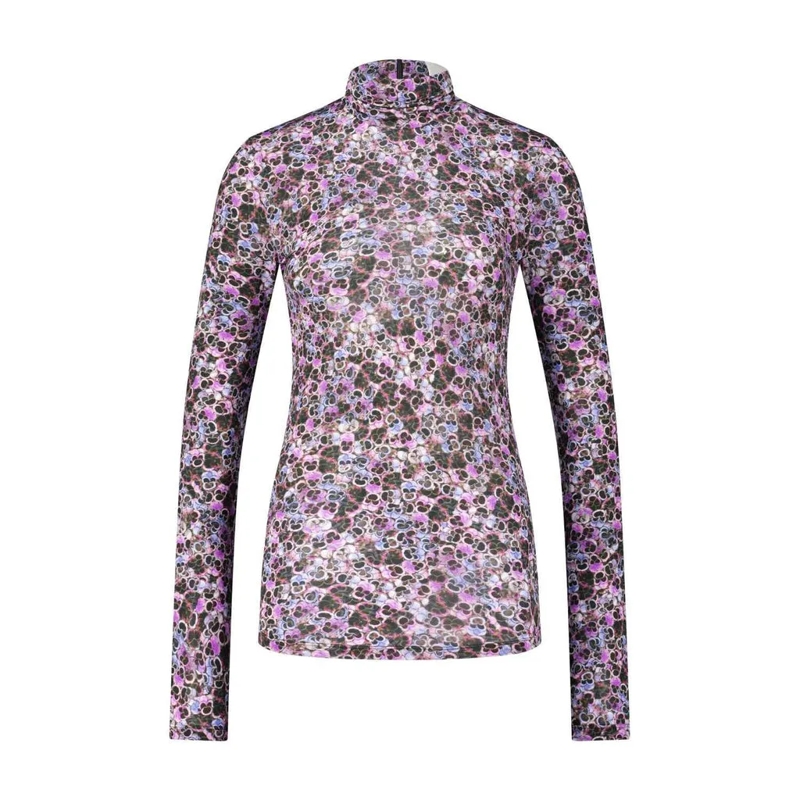 Isabel Marant Top Mesh Top Joyela mit verspieltem Muster Lila