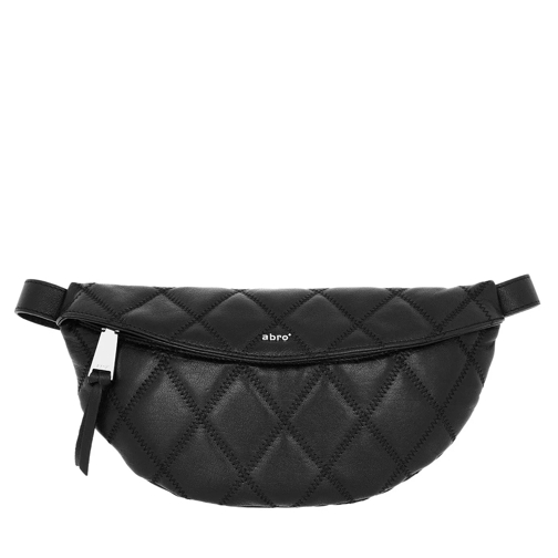 Abro West Lux Belt Bag Black/Nickel Crossbody Bag