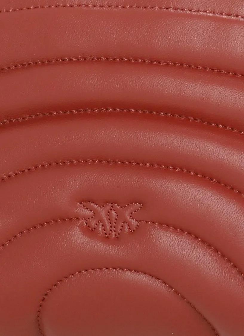 pinko Shoppers Classic Love Puff Bag in rood