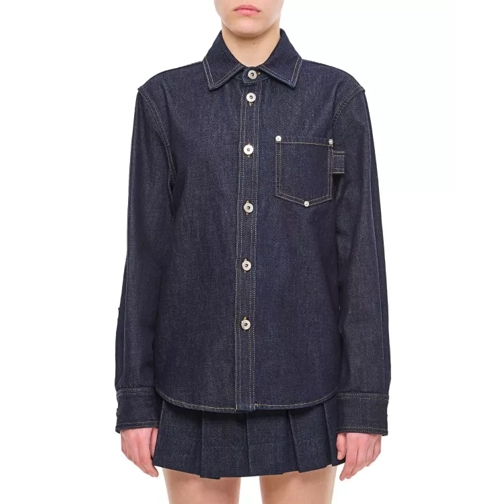 Bottega Veneta Denim Shirt Blue 